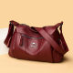 Cross-border Genuine Leather Bag Women's 2025 New Fashion Women's Bag All-match Middle-aged Mother's Bag Large Capacity Shoulder Crossbody Bag