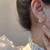 Advanced removable earrings from pearl, 2022 collection, high-quality style, double wear