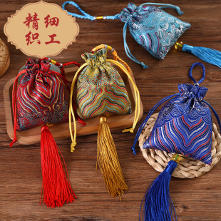 Chinese Purse Empty Bag Sachet Car Hanging Sachet Portable Lucky Bag Chinoiserie Small Purse Sachet Hanging Decoration Manufacturer Wholesale