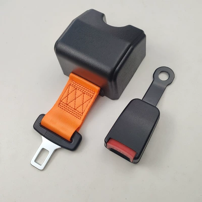 for Passenger Cars and Forklifts, Car seat belt - c013-orange-retractor-s14-base