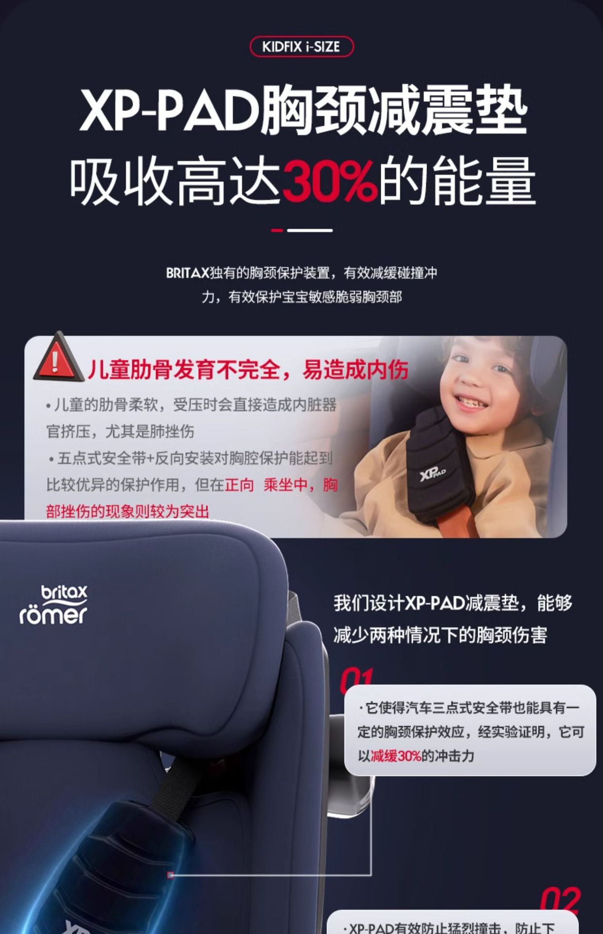 [Brand Source] Baode | Suitable for Kaidi Knight Pro Child Safety Seat for Children Aged 3-12 Years Old.