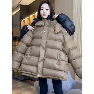 Down cotton-padded jacket women's 2024 autumn and winter new Korean style cotton-padded jacket loose design sense niche thick bread coat