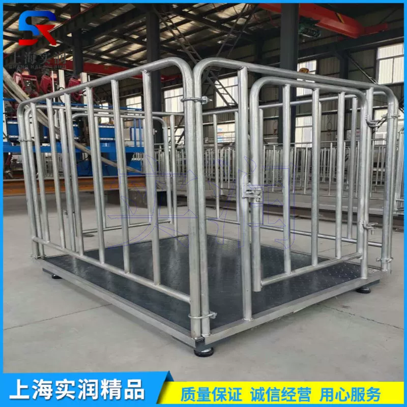 Поставляется напрямую от SCS-3T, динамические цифровые весы для свиней, 3 тонны, с забором, весы для скота, напольные весы 1,5* 2m