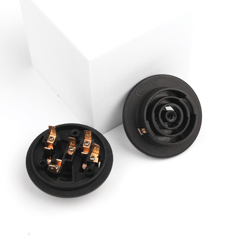 소스 제조업체 Qianxun QX578E 5링 포지티브 압력 커넥터 전기 주전자 온도 조절기 커플러 하단 시트