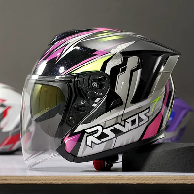Motosiklet dəbilqələri — No. 1 Women's Three-Quarter Helmet - s-ro-5-supersonic-purple