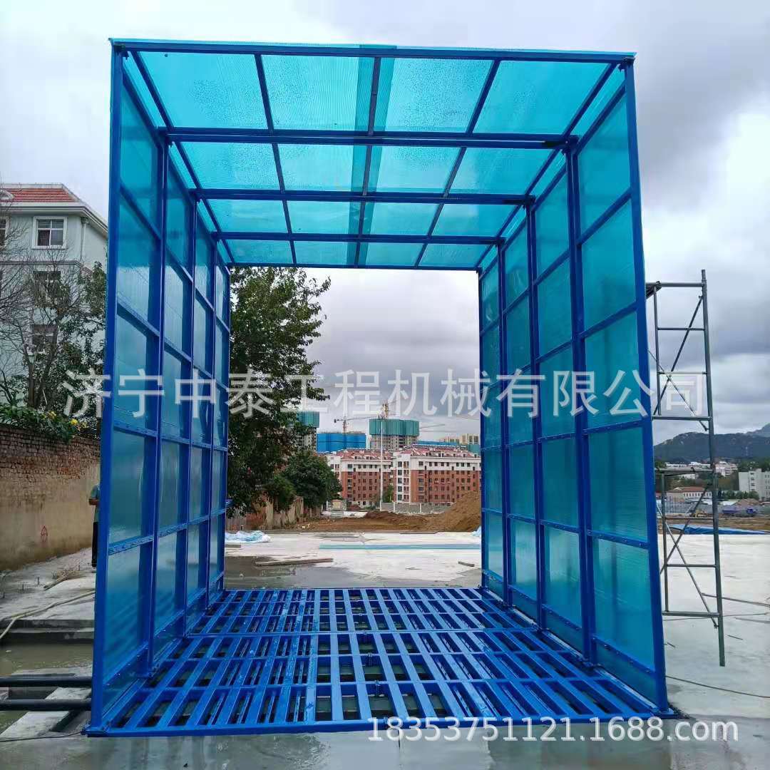 煤场龙门式风干摇摆洗车机全自动大型封闭式洗车台龙门洗车机