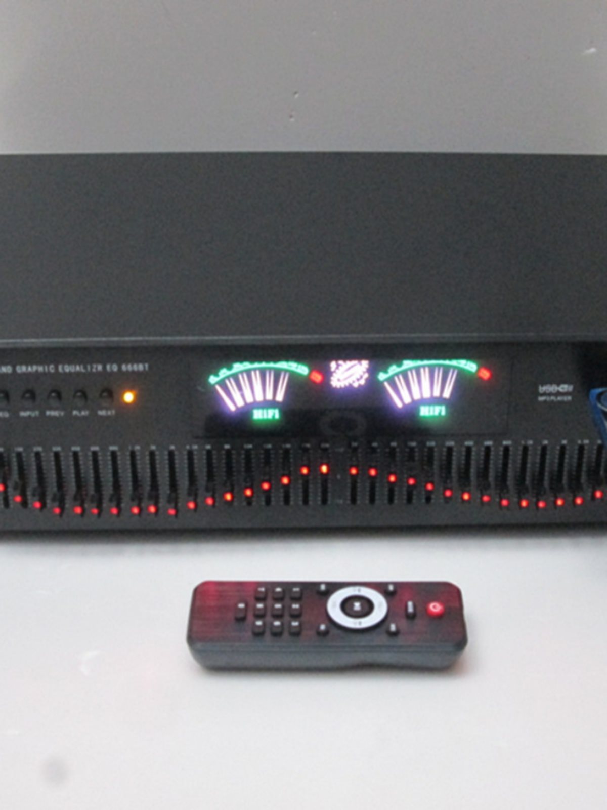 40-Band 5.0 Lossless Bluetooth Card Stereo High, Medium and Low Bass Hifi Fever Home Dual 20-Band Eq Equalizer