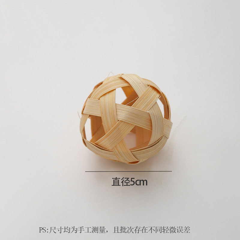 上锦 中秋节竹编系列小灯笼摆件鲜花花艺DIY配饰材料手工编织礼品|undefined