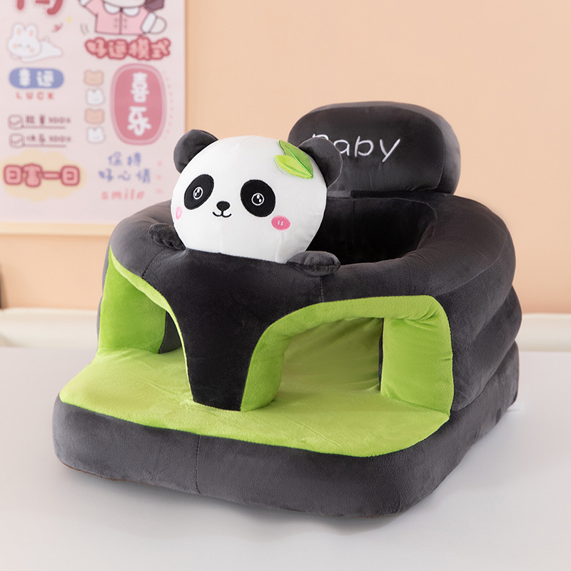 Asiento de bebé anti-caída juguetes de peluche anti-rollback dibujos animados bebé aprendiendo a sentarse en un pequeño sofá al por mayor artefactos mágicos para niños