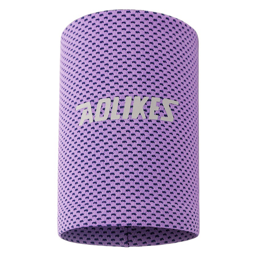 Aolikes hielo pulsera fina fría deportes toalla hombres y mujeres verano transpirable sudor-limpieza fitness sudor-absorción correr