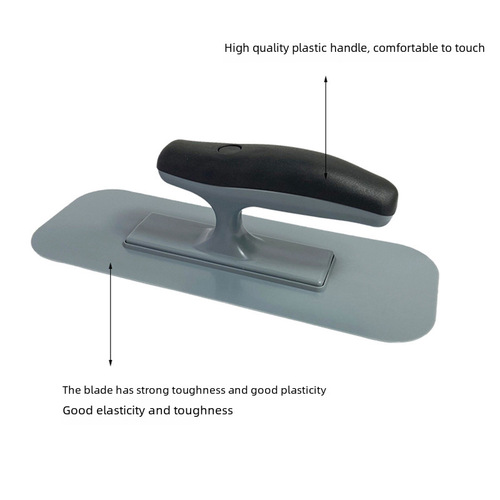 Manufacturer Direct Sales Mud Slab Art Plastic Batch Knife Onyx Rubbing Board Polisher Construction Knife Flat Trowel Batch Knife