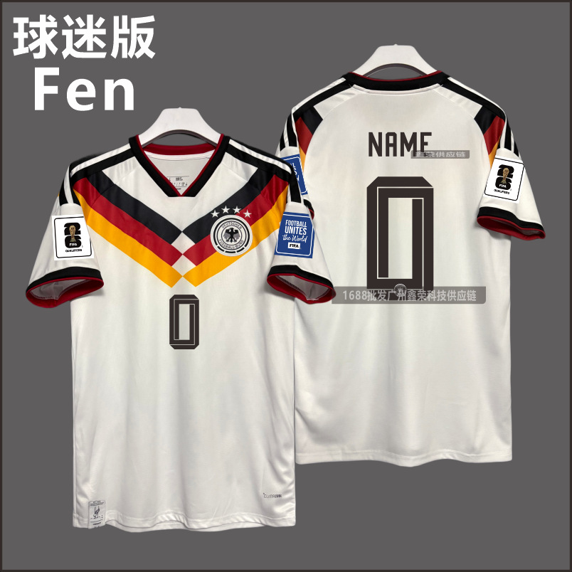 Camiseta de casa de la Copa del Mundo 2026 de Alemania No. 10 Muciara No. 17 Wirtz fan uniformes de fútbol al por mayor