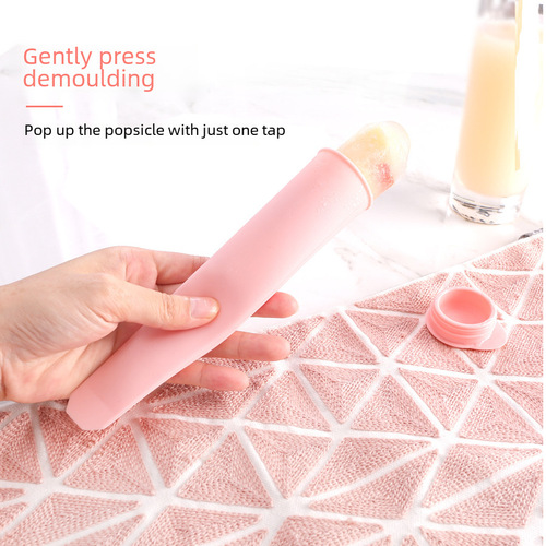 Direct selling household silicone ice cube mold for making ice cubes, food ice stick molds for homemade ice cream and ice cream molds, wholesale