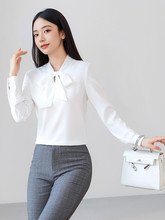企业团购飘带衬衫女2025新款春装职业装气质女神范美商务正装
