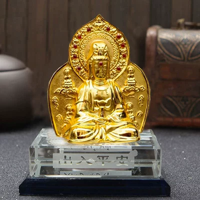 Perfplant seat Guanyin Buddha statue car perfume - one-side-guanyin-and-the-other-side-buddha