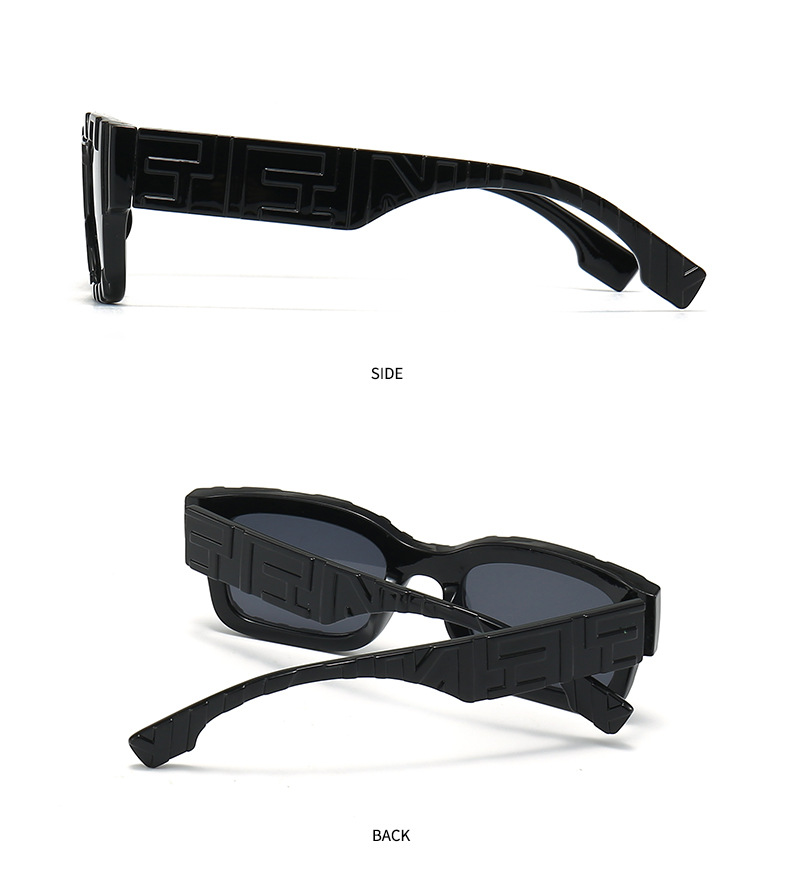 European and American sunglasses ins fashion square sunglasses men's large frame sunglasses women's sunglasses 103_voghion.com