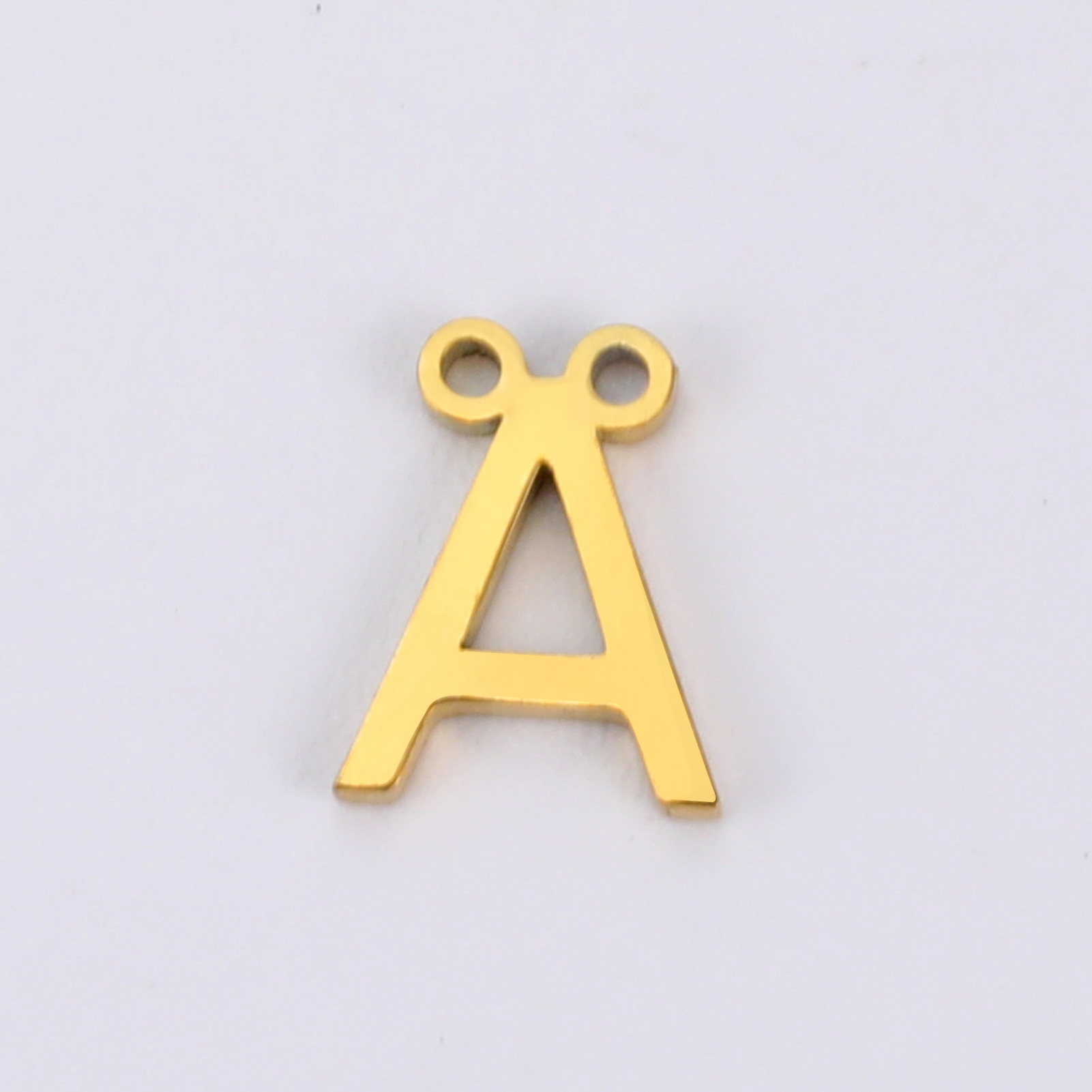 6.4*7.9MM Jewelry Making Size 1 Piece 6.4*7.9MM 304 Stainless Steel Letter Pendant