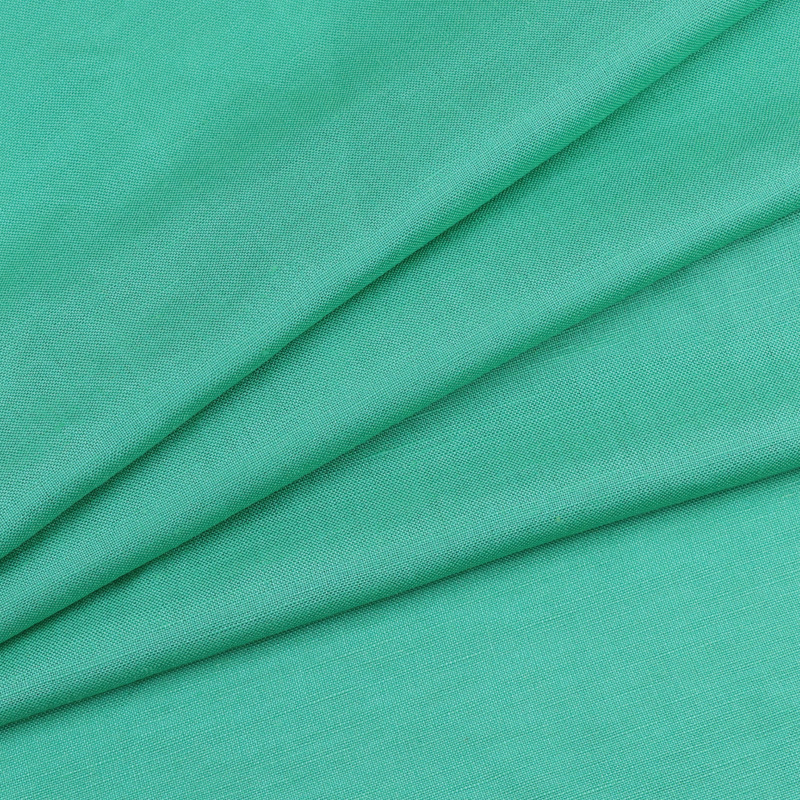 Tela de algodón de lino primavera y verano color sólido rayón viscosa de lino vestido de moda tela en stock al por mayor 3024
