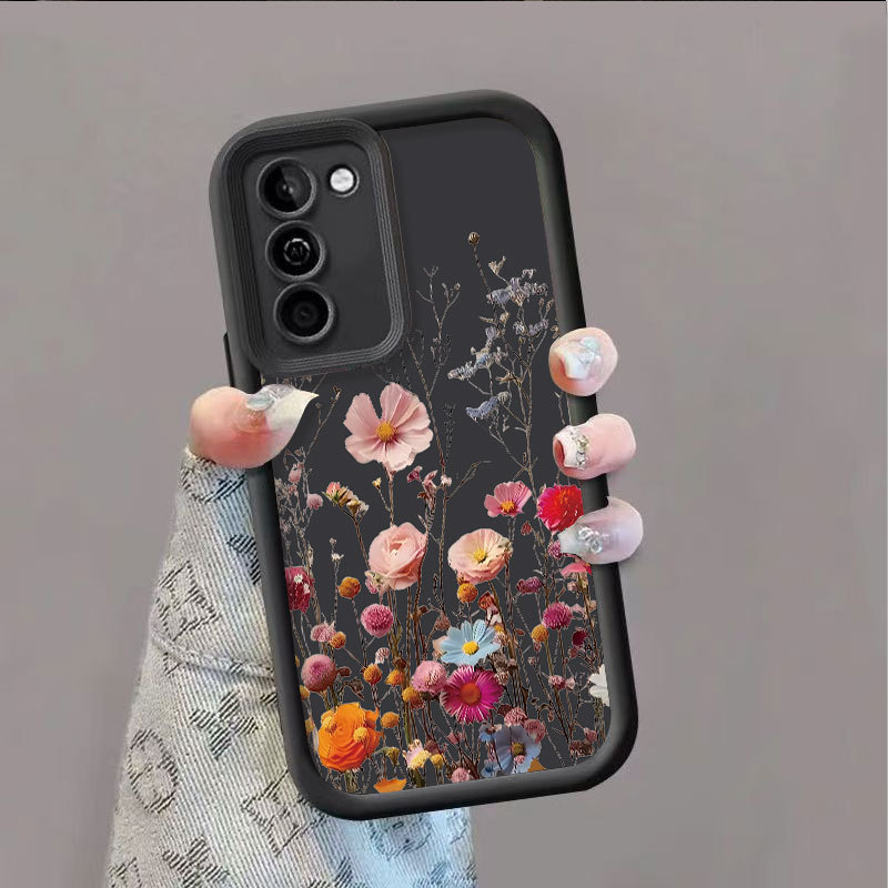 Colorful Floral Phone Case For Iphone And Samsung Galaxy Models_voghion.com