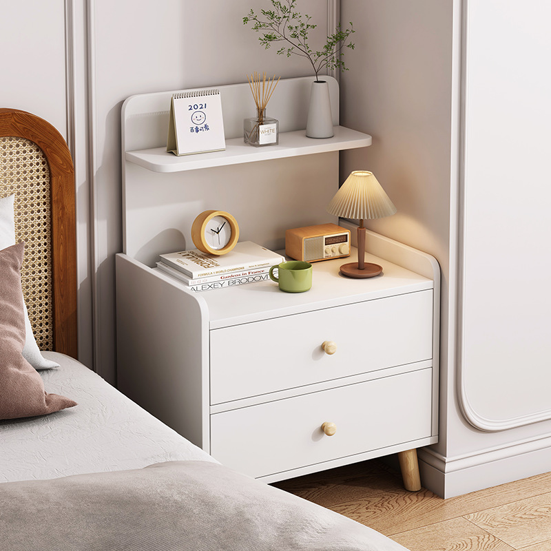 Italian-style minimalist storage cabinet with a touch of luxe elegance&mdash;perfect as a bedside table or compact storage solution for home, bedrooms, or rental spaces.