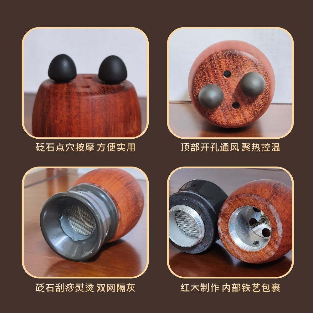 Bian Stone Facial Moxibustion Cup Warm Therapy Massage Gua Sha Tool for Home Beauty Care 200g preparation