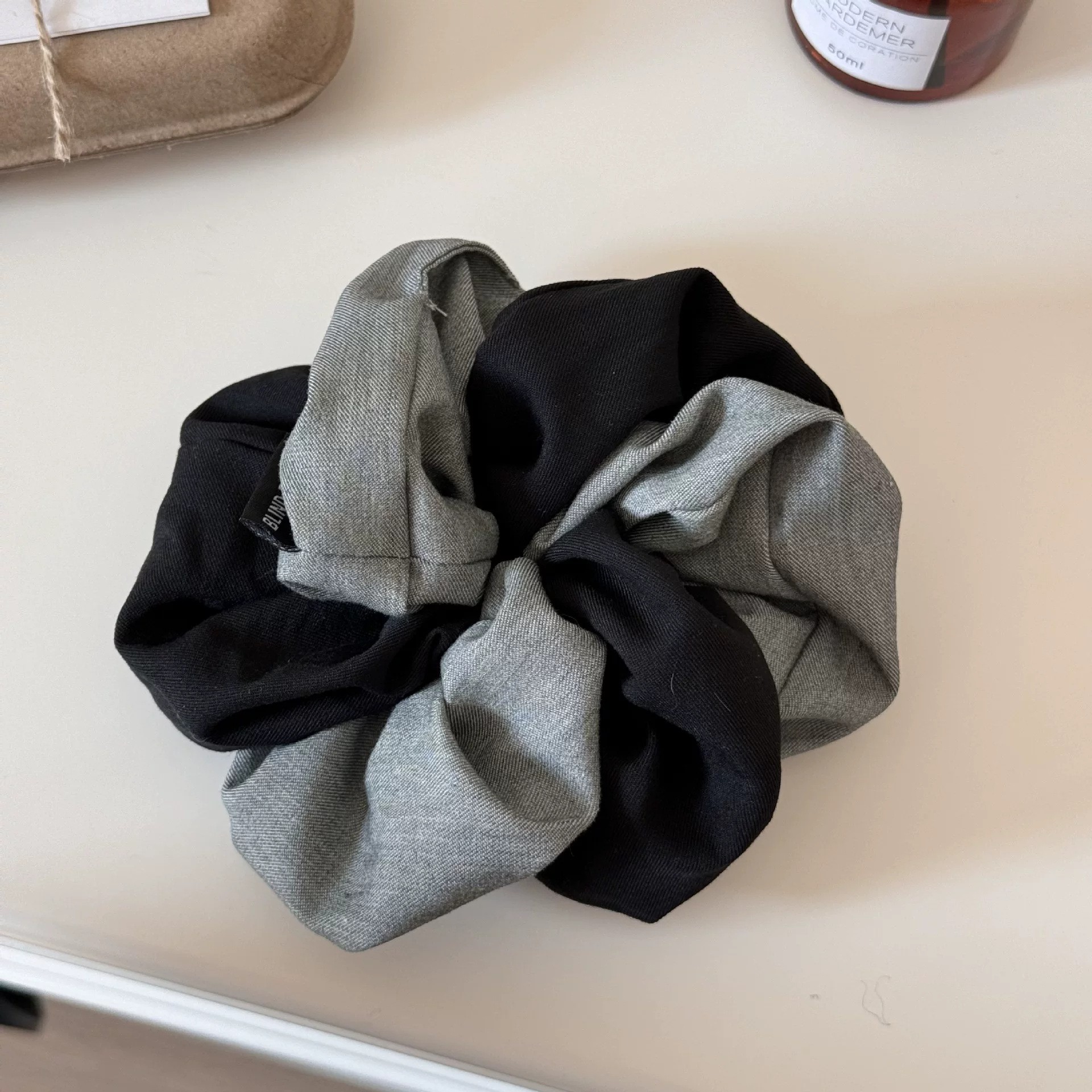 Coletero Scrunchie para Cabello de Tela Artesanal para Peinados image 13