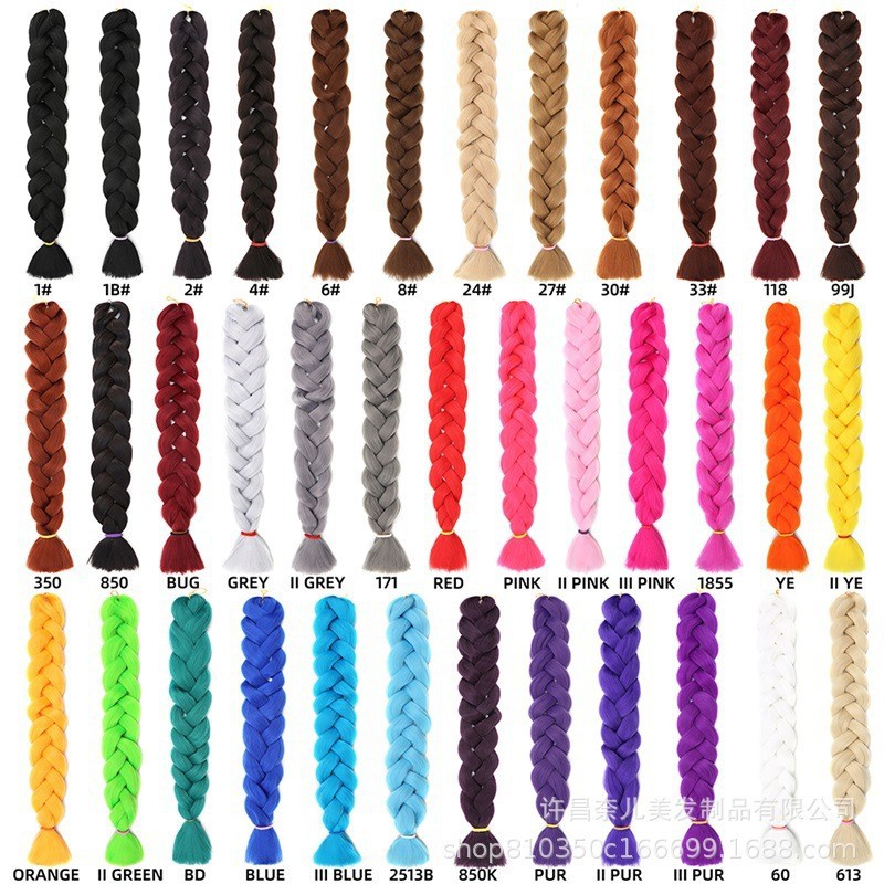 XP extensiones de cabello Presión trenza grande africana peluca africana trenza sucia reggae hip hop boxeo trenza