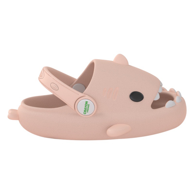 Zapatos de agujero de caída de tiburón transfronterizo para niños 2022 verano nuevos niños EVA zapatos de playa de fondo ligero sandalias de mujer