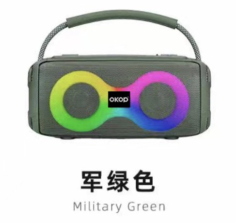 573蓝牙音响户外移动便携式手提炫彩氛围灯跨境爆款大功率低音炮|undefined