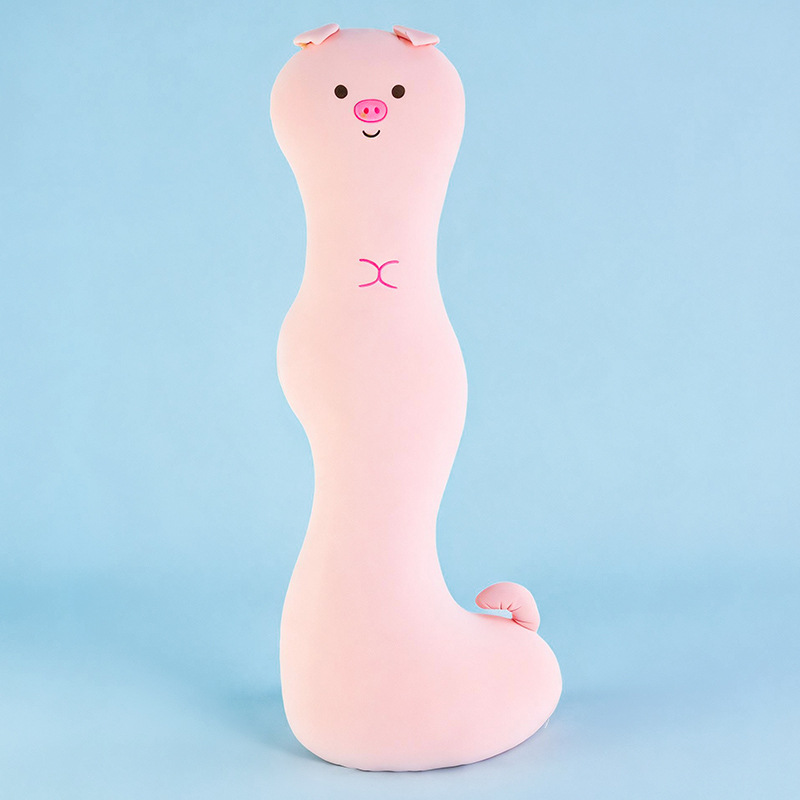 여름철 차가운 느낌 얼음 긴 쿠션 여학생 잠 쿠션 침대 상측 잠 클립 다리