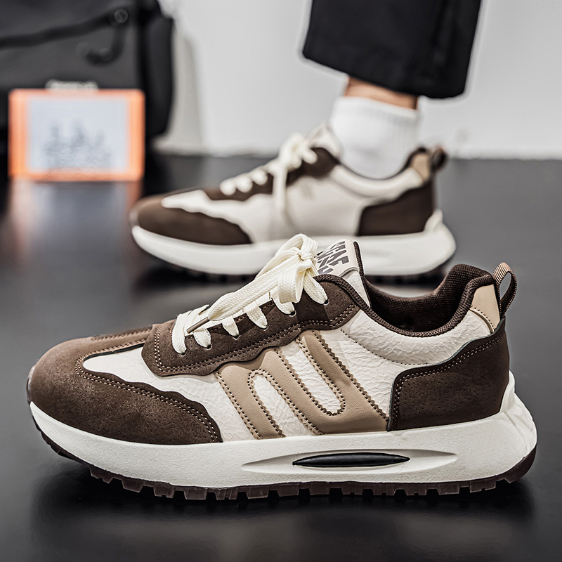 Zapatos de hombre nueva tendencia casual de moda versátil zapatos deportivos primavera-verano casual zapatos de hombre con suela gruesa zapatos de papá