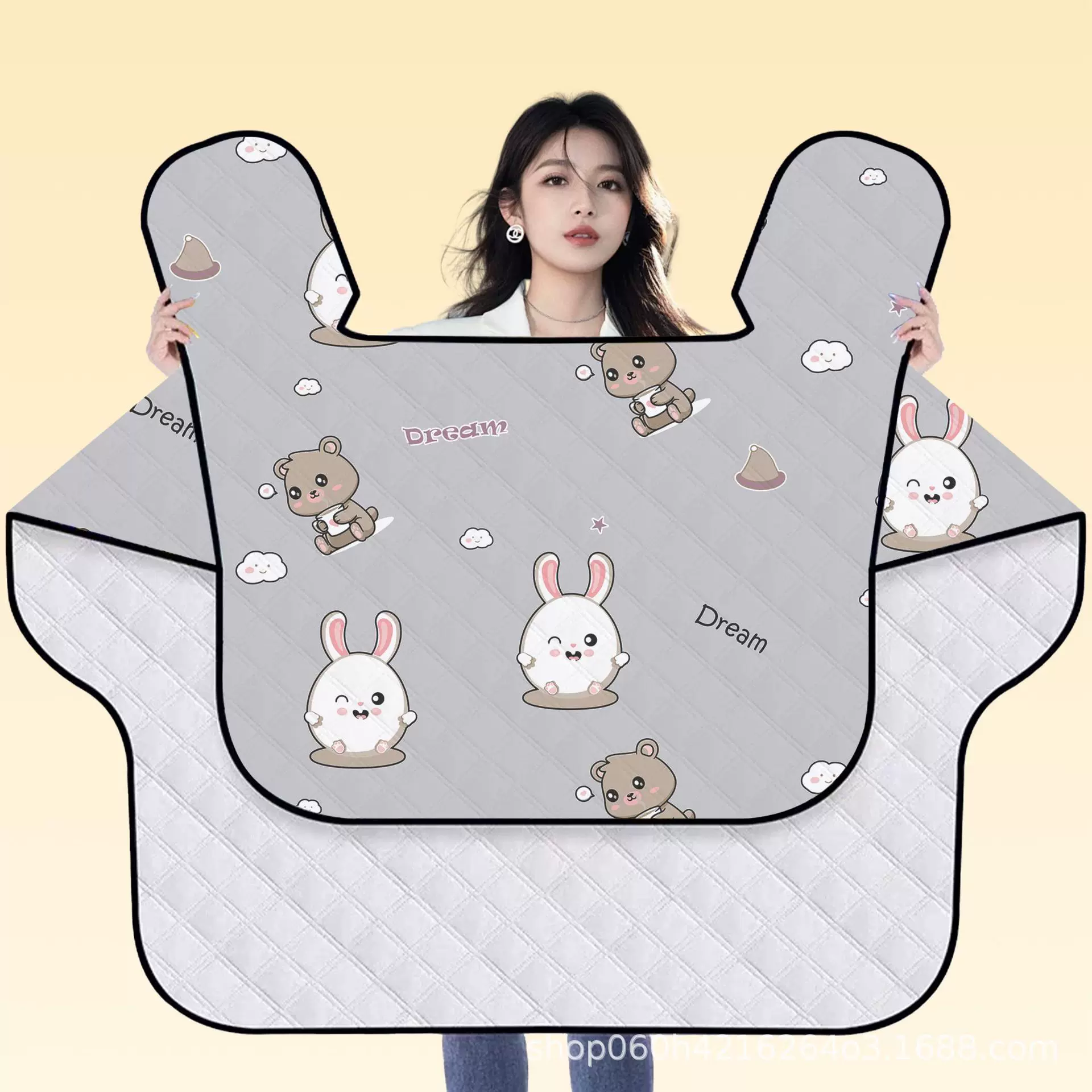 工厂直销电动车挡风被夏季防晒被摩托电瓶车档风遮阳防风四季通用