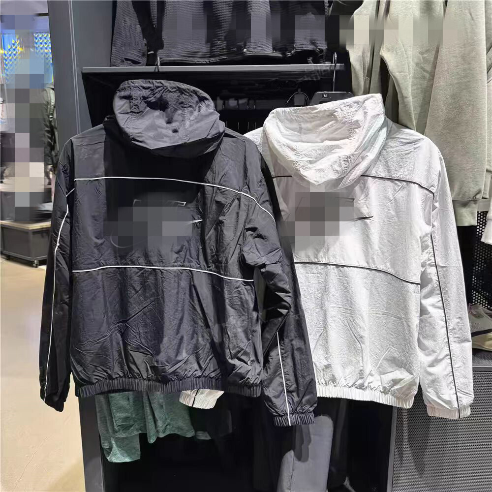 25SS early spring new casual sports sun-protective quick-drying breathable jacket for men, lightweight hooded zip-up jacket HJ2013