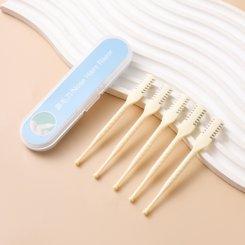 Double-Sided Nose Hair Trimmer, Specialized Nose Hair Trimming Tool, Nose Hair Removal Razor, Double-Sided Nose Hair Trimmer