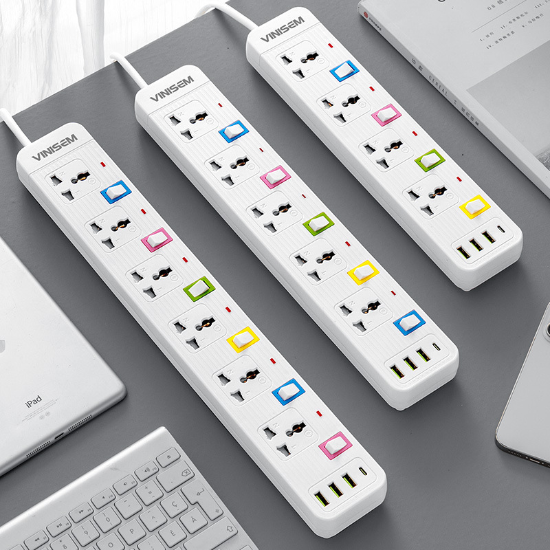 Transfronterizos multi-interruptor placa de conexión Camboya Dubai India América del Sur placa de conexión comercio exterior color universal zócalo