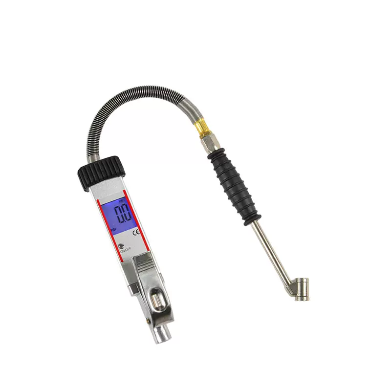 LED/LCD数显气动胎压表轮胎气压表充气打气工具检测胎压计