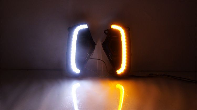 Suitable for 23-24 Rav4 Special Daytime Running Lights Rav4 Daytime Running Lights Led Fog Light Frame Modification Flow