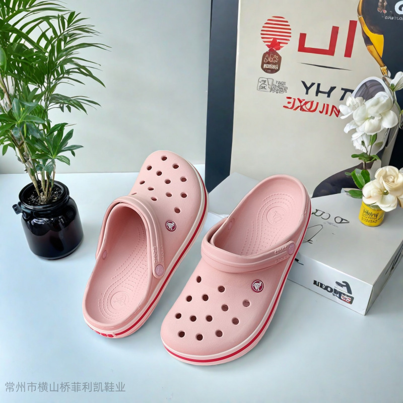 Croos Classic Crocs Shoes for Men and Women, Versatile Outdoor Non-Slip Parent-Child Children's Shoes, Beach Sandals and Slippers