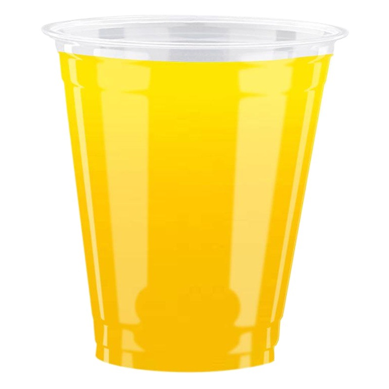 98 caliber pet cold drink cup thickened latte coffee cup subnet red INS style disposable milk tea cup high permeability with lid