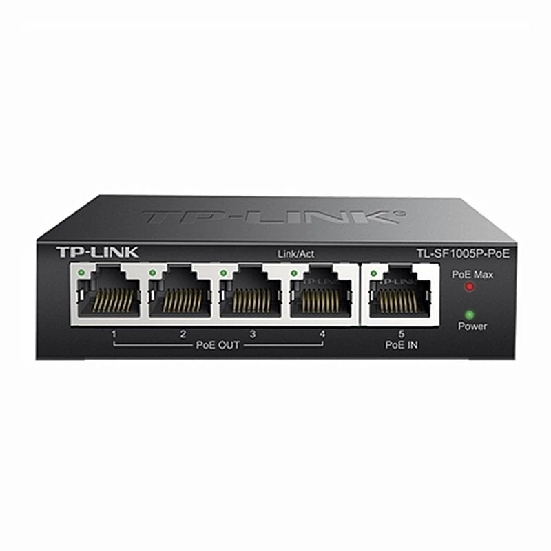 TP-LINK TL-SF1005P-POE 5-сторонний 100М POE Питание Питание Источник питания POE Электрический Интегрированный коммутатор