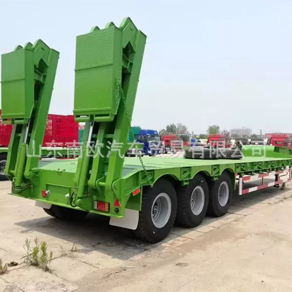 Плата крюковой машины, плата экскаватора, сверхнизкая плата, лопастной горный грузовик, большой полуприцеп для перевозки инженерной техники