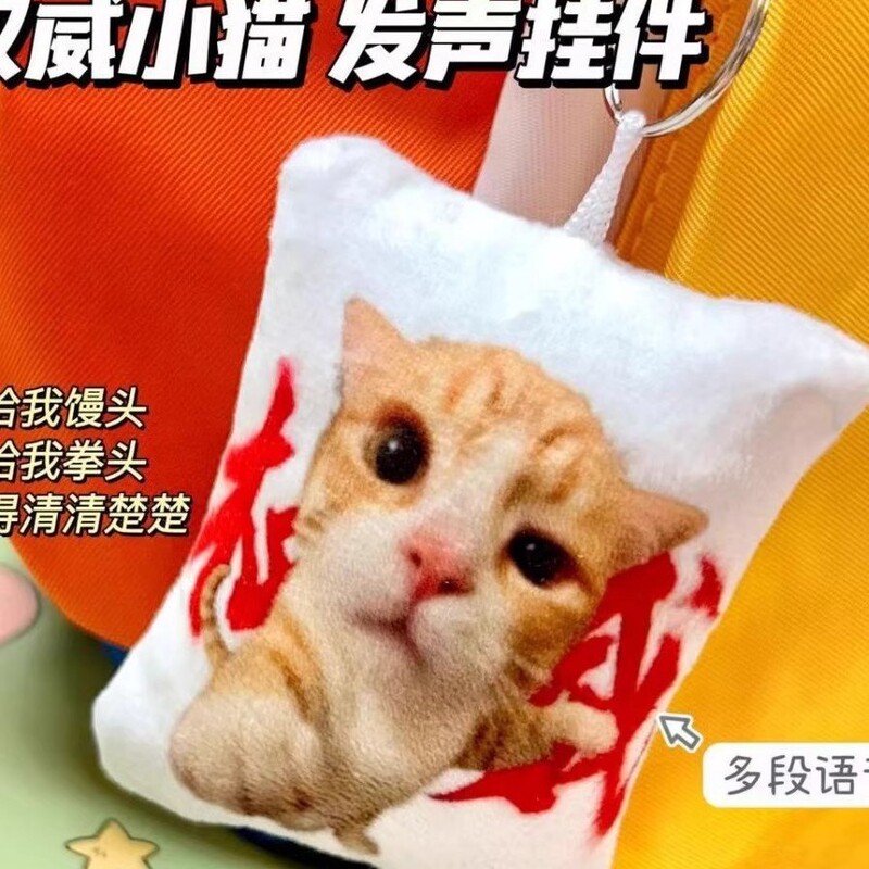 权威小猫meme挂件语音发声玩偶搞笑发声玩偶布莱狗叫抽象语音挂件|undefined