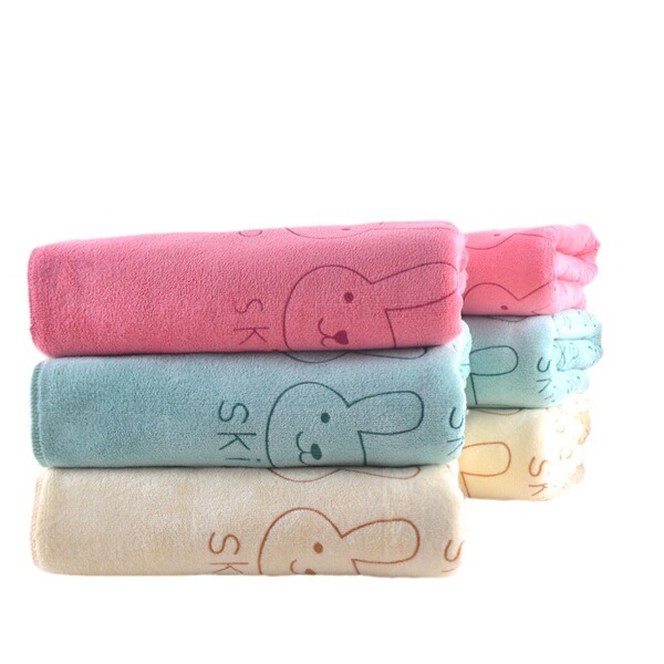 quick dry children's cartoon beach bath towel for swimming