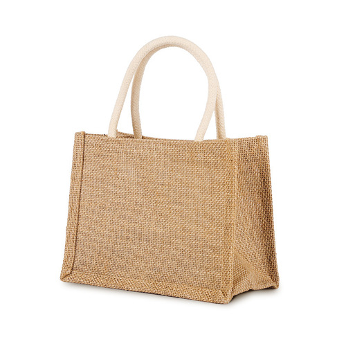 Unbranded Linen Handbag, DIY Hand-painted Yellow Hemp Tote Shopping Bag, Wholesale, Colorful Graffiti MUJI Bag