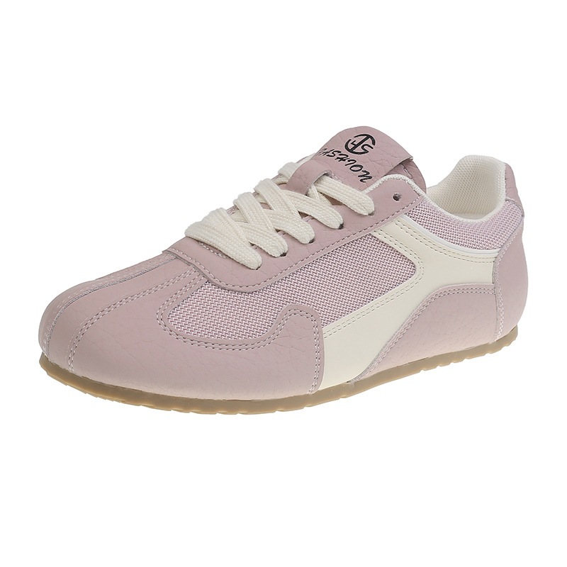 Zapatos de entrenamiento de base plana para mujeres 2026 verano nuevo tipo de malla transpirable ligera zapatos deportivos casuales de hielo transpirables