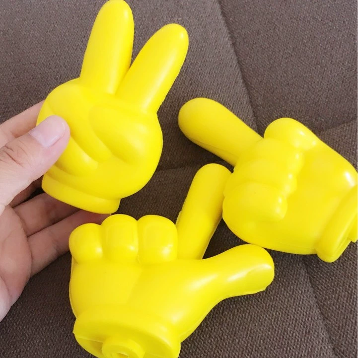 Антенна-шарик для автомобиля, декоративный аксессуар, фигурка победителя, пистолет, полиуретановый палец