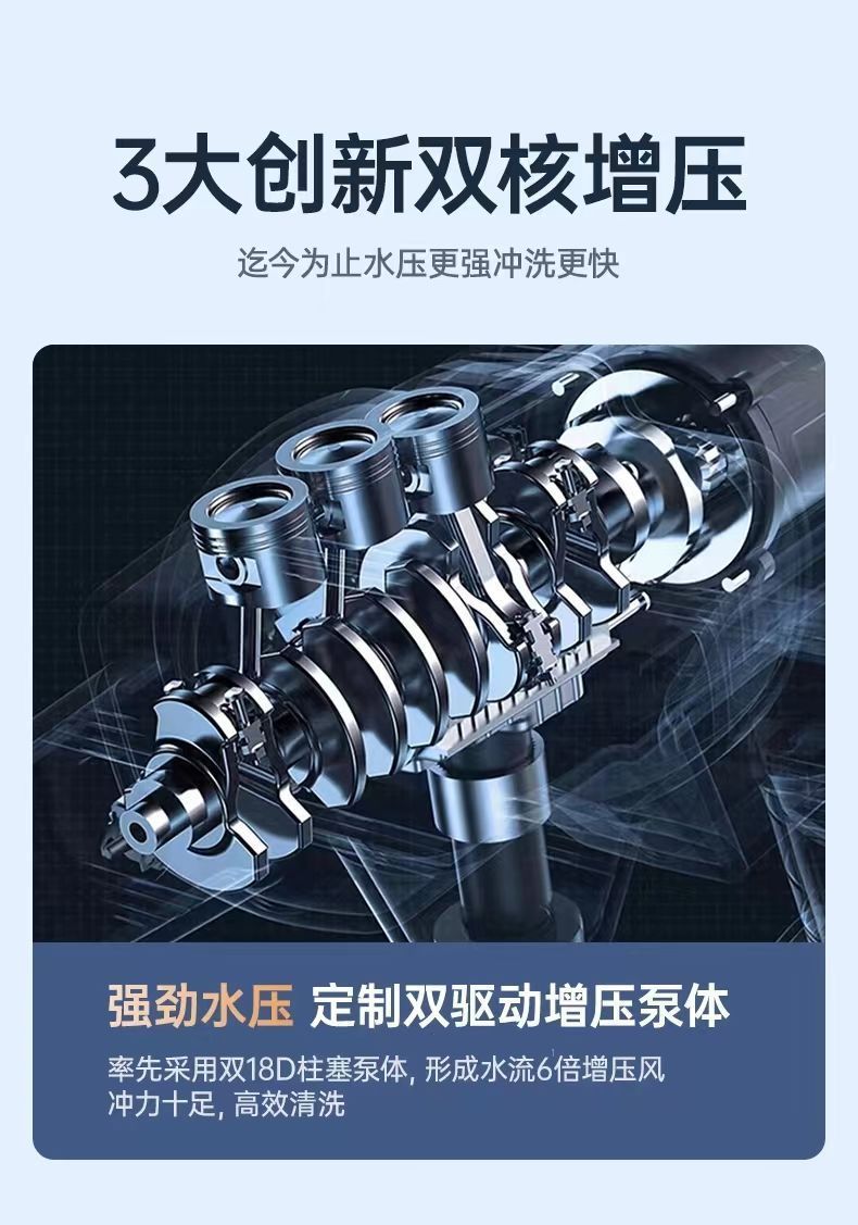Car Washer Water Gun Cordless High Pressure