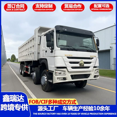 Direct from the manufacturer: HOWO 8×4 dump truck for urban infrastructure, mining, and sand and gravel material transportation (Yük maşınları)