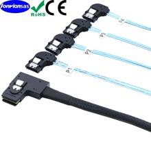 Mini SAS SFF-8087���D4 SATA 7P�󏝷������B�Ӿ�