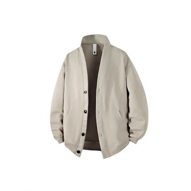 2025 Autumn New Men's Sweatshirt Hong Kong Style V-Neck Jacket Youth Japanese Retro Autumn Fashion Trendy Top Cross 2025 Autumn New Men's Sweatshirt Hong Kong Style V-Neck Jacket Youth Japanese Retro Autumn Fashion Trendy Top Cross